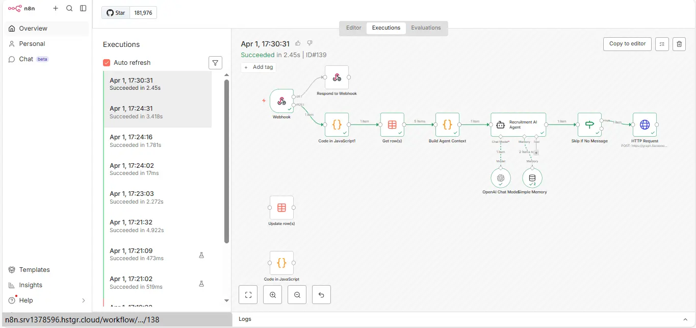 n8n API integration sync with CRM and Cloud storage